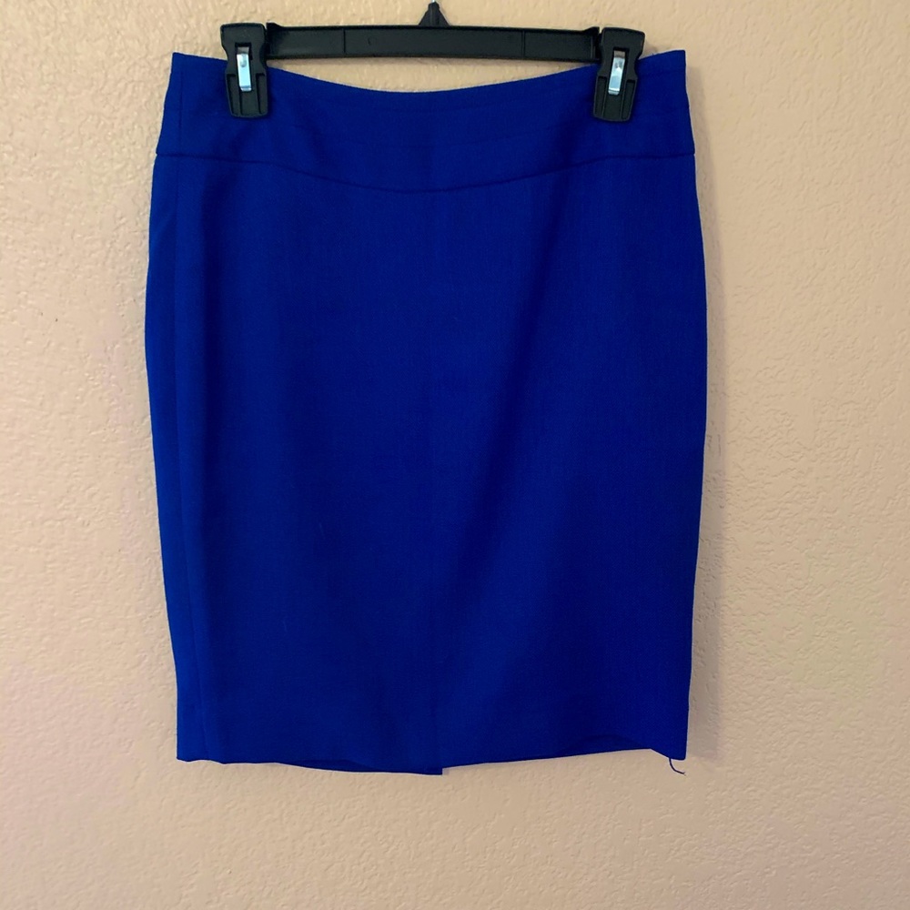 Cobalt Blue Pencil/straight Skirt